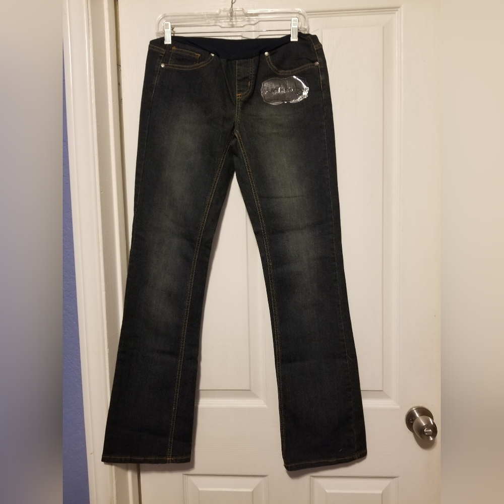 NWT Bella Vida Maternity Pants Size S Color Blue - Picture 2 of 14